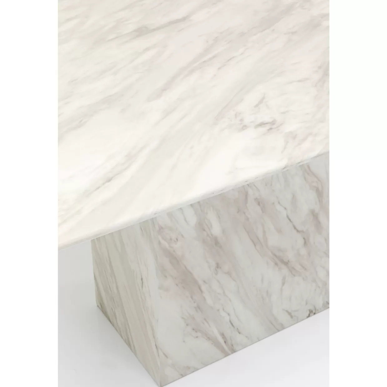 Tavolo in marmo artistico KARE Design - Elegante superficie 160x90 cm per arredamento contemporaneo
