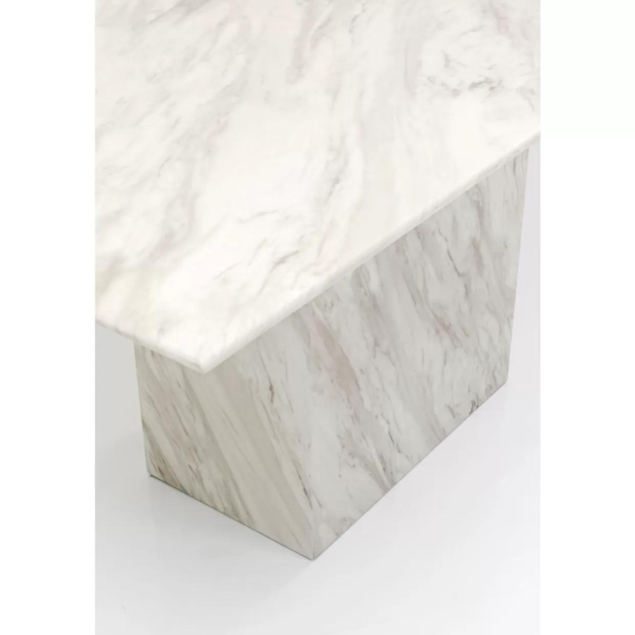 Tavolo in marmo artistico KARE Design - Elegante superficie 160x90 cm per arredamento contemporaneo