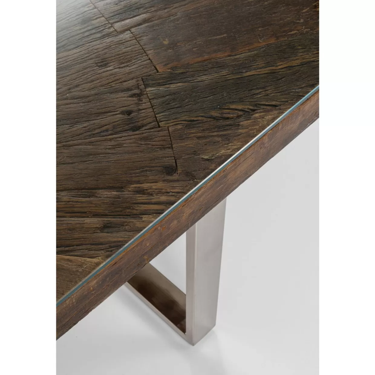 KARE Design - Tavolo moderno Conley Chrom in acciaio satinato, dimensioni 180x90 cm - Soluzione elegante per ambienti contemporanei