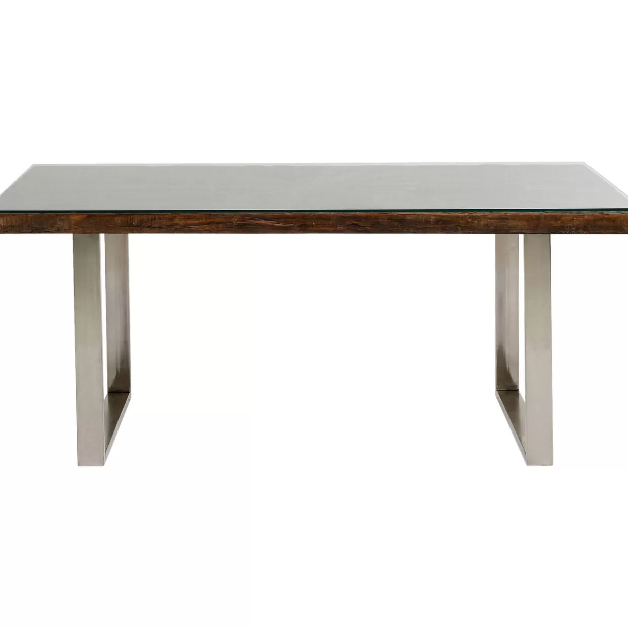 KARE Design - Tavolo moderno Conley Chrom in acciaio satinato, dimensioni 180x90 cm - Soluzione elegante per ambienti contemporanei