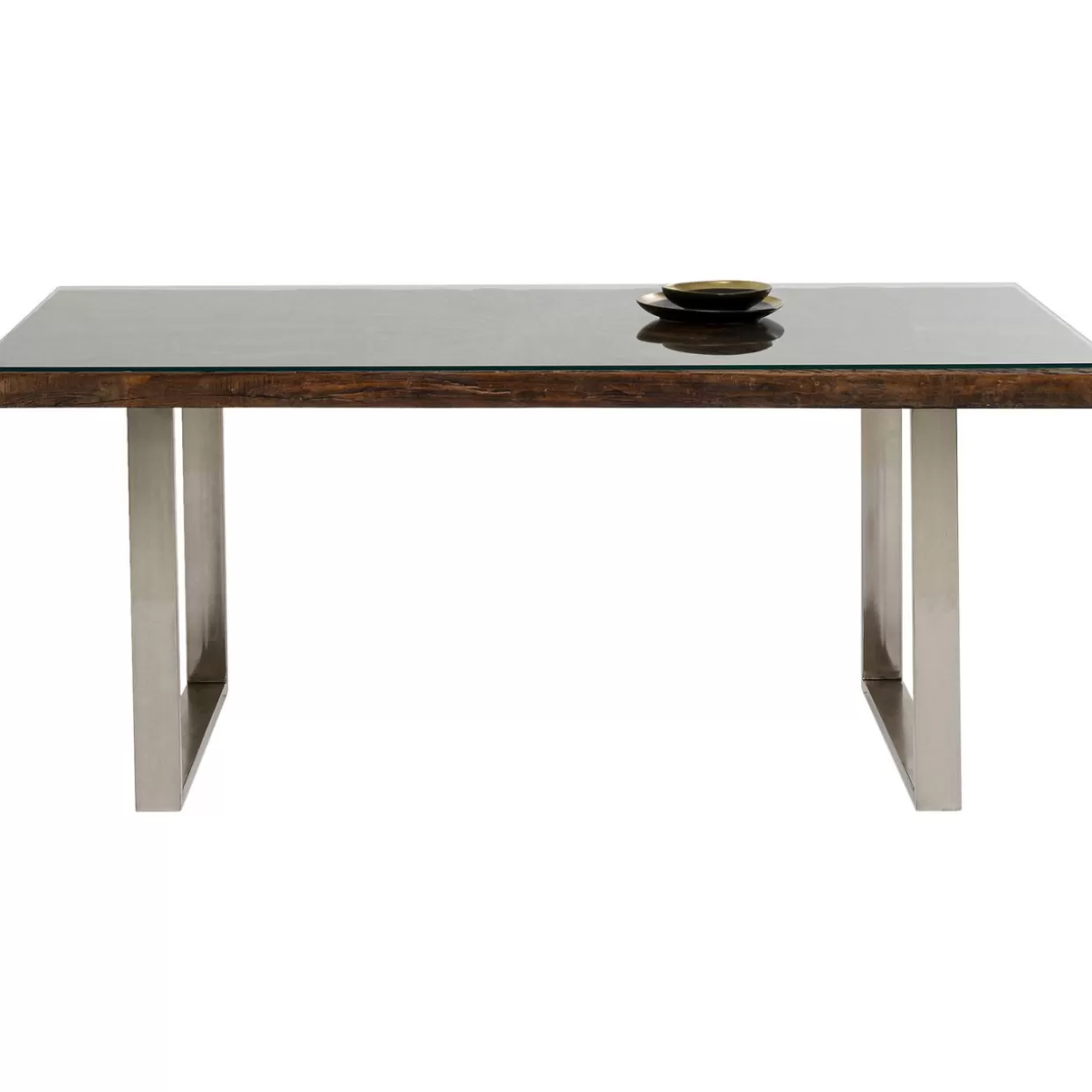 KARE Design - Tavolo moderno Conley Chrom in acciaio satinato, dimensioni 180x90 cm - Soluzione elegante per ambienti contemporanei
