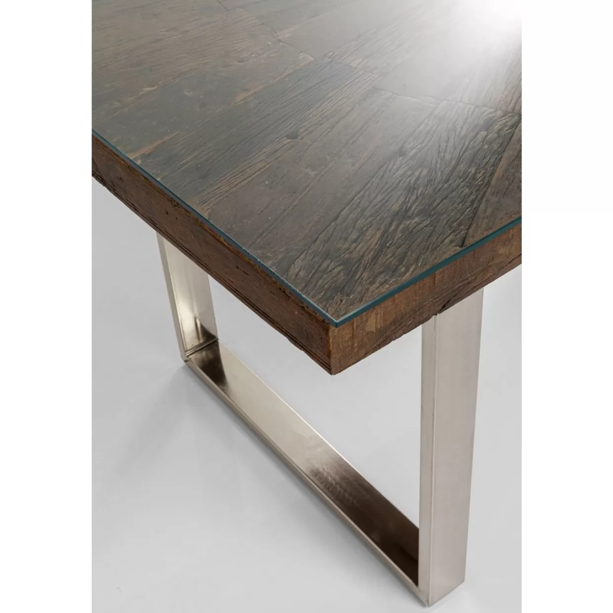 KARE Design - Tavolo moderno Conley Chrom in acciaio satinato, dimensioni 180x90 cm - Soluzione elegante per ambienti contemporanei