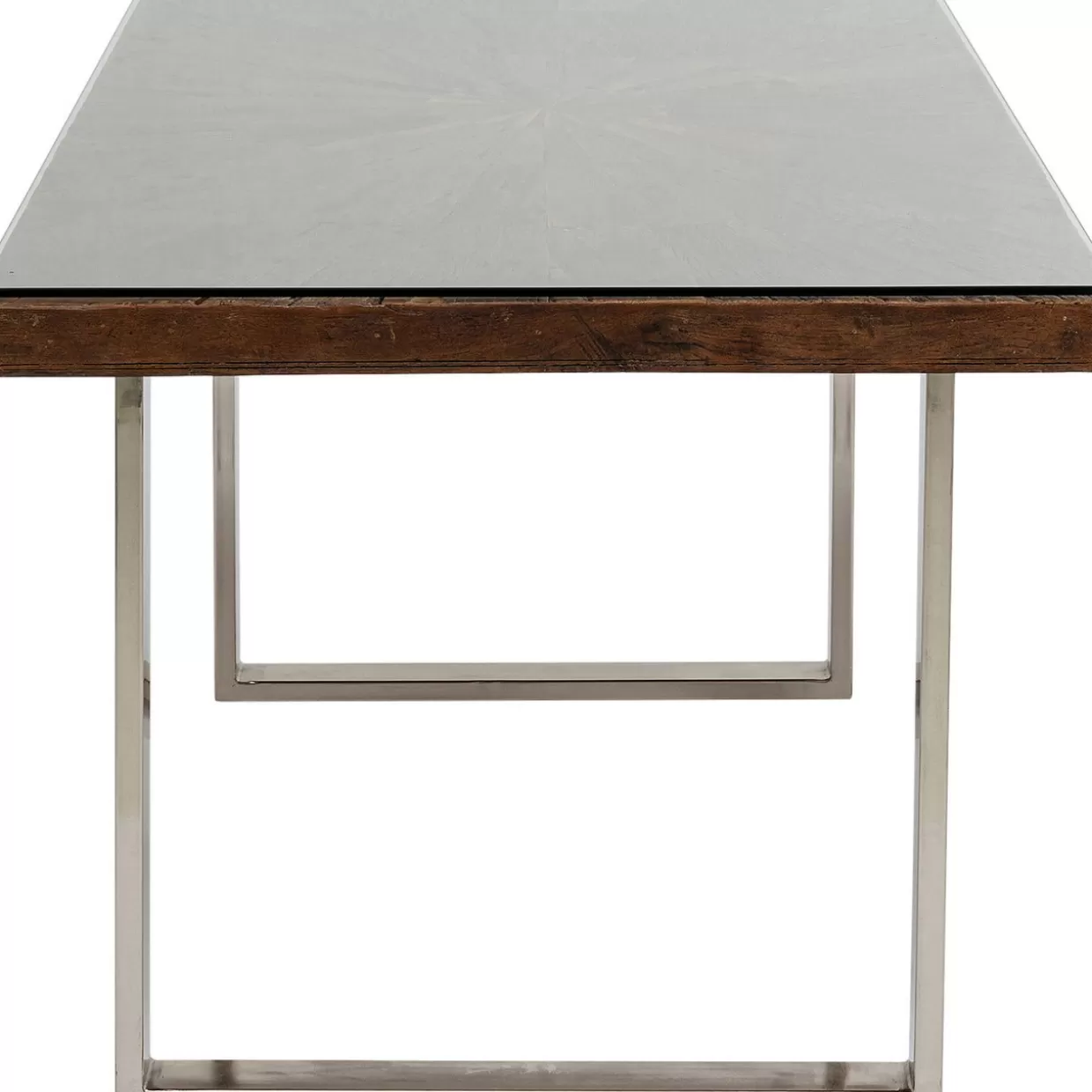 KARE Design - Tavolo moderno Conley Chrom in acciaio satinato, dimensioni 180x90 cm - Soluzione elegante per ambienti contemporanei