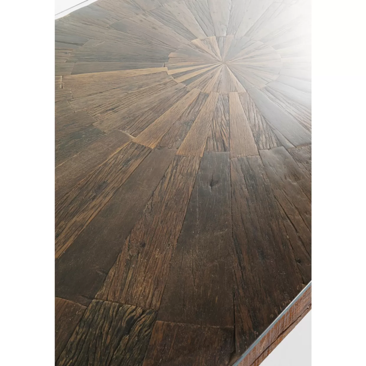 Tavolo design Conlé KARE® - Piano argento satinato 180x90 cm per soggiorno o ufficio