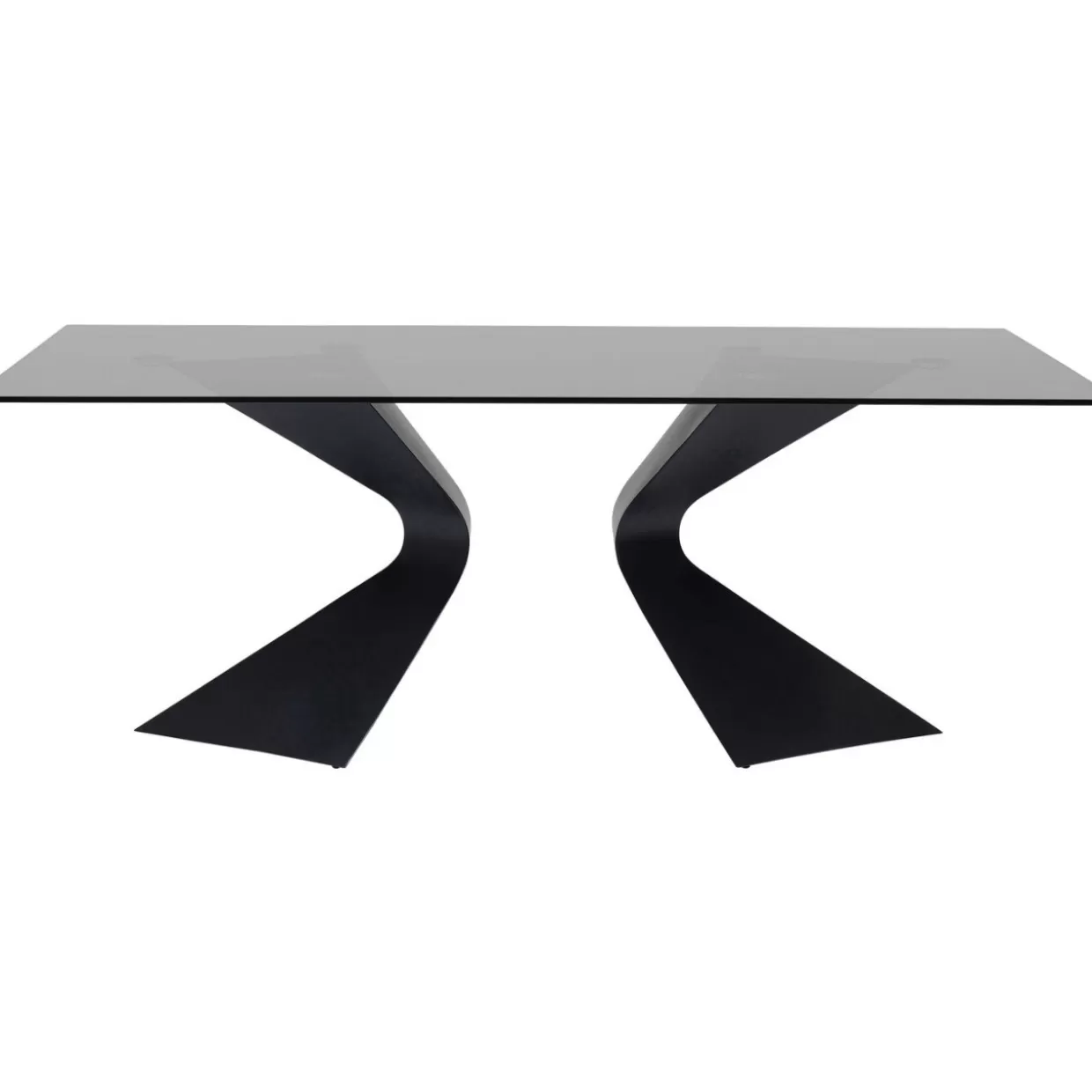 KARE DESIGN - Tavolo Gloria Nero con Struttura Moderna, Design Contemporaneo 200x100 cm