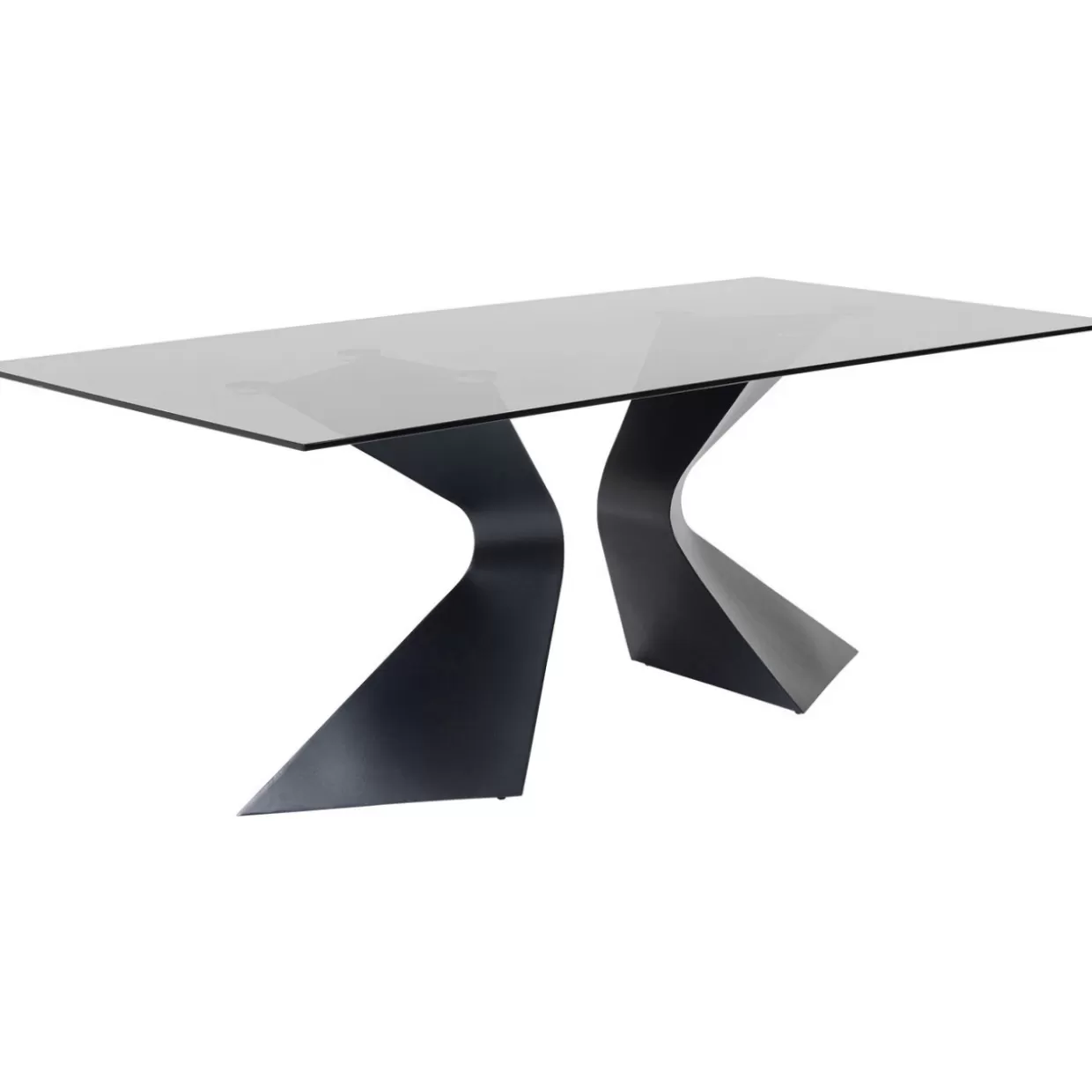 KARE DESIGN - Tavolo Gloria Nero con Struttura Moderna, Design Contemporaneo 200x100 cm