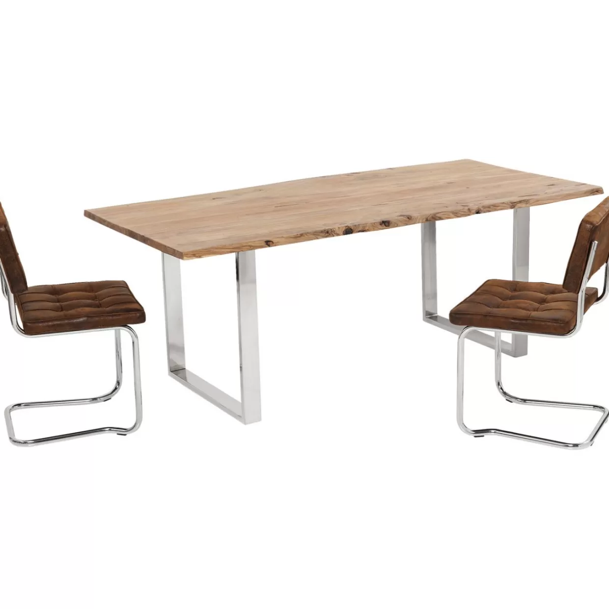 Tavolo Harmony Chrom 160x80 cm - Design moderno KARE per arredamento contemporaneo