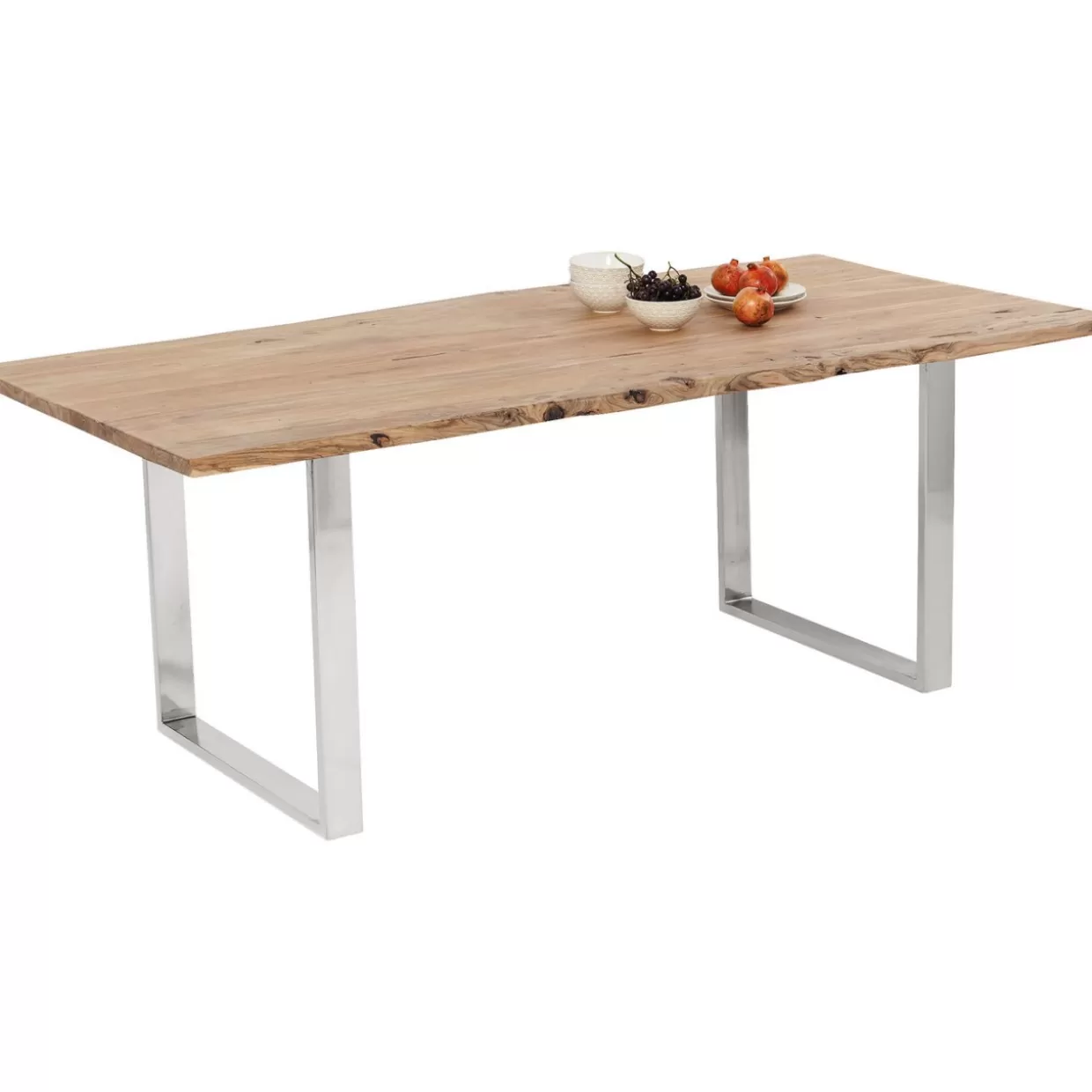 Tavolo Harmony Chrom 160x80 cm - Design moderno KARE per arredamento contemporaneo