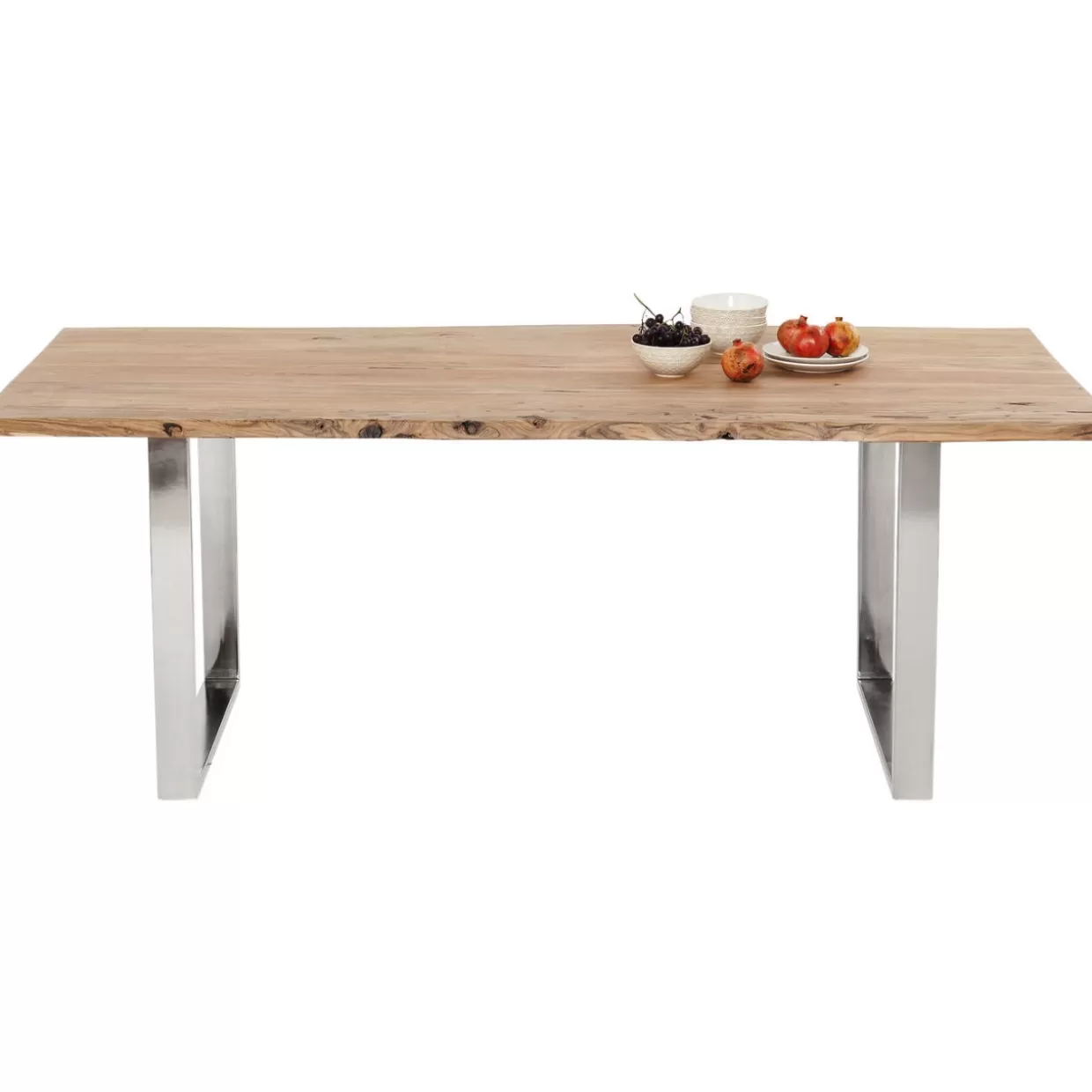 Tavolo Harmony Chrom 160x80 cm - Design moderno KARE per arredamento contemporaneo
