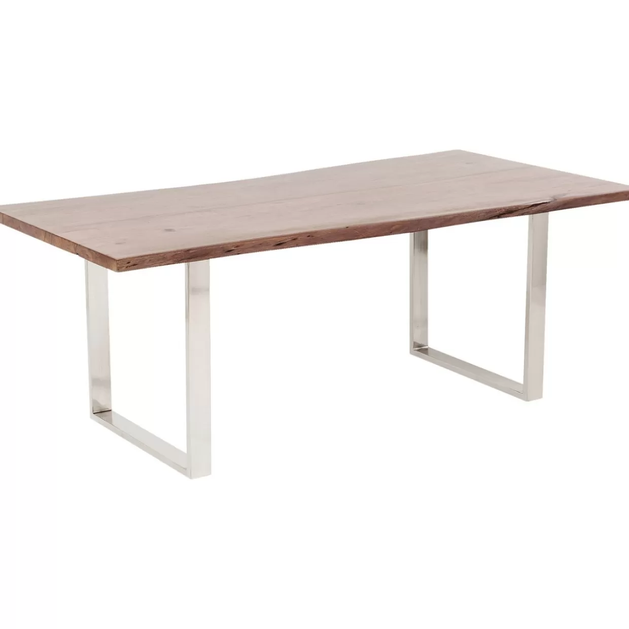 Tavolo Design Harmony KARE - Finitura Cromato Scuro, Dimensioni 160x80 cm per Ambienti Moderni