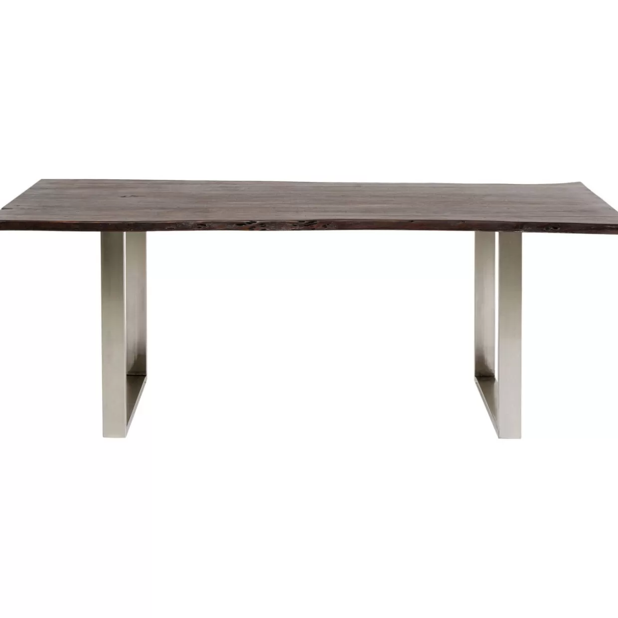 Tavolo Design Harmony KARE - Finitura Cromato Scuro, Dimensioni 160x80 cm per Ambienti Moderni