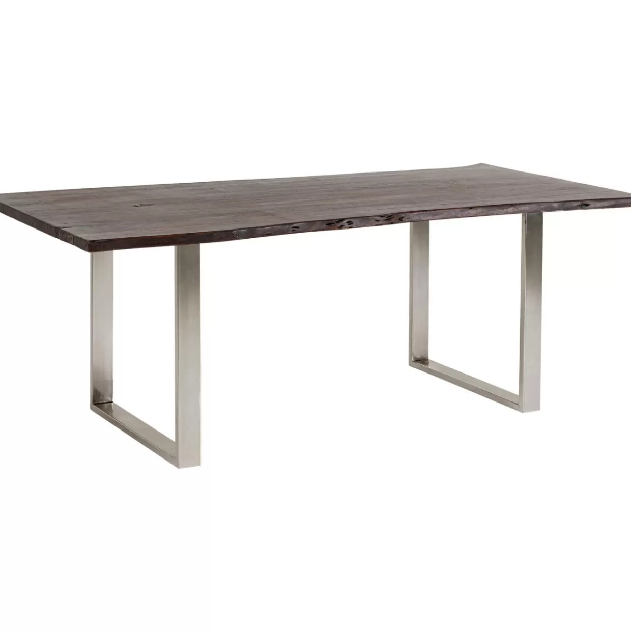 Tavolo Design Harmony KARE - Finitura Cromato Scuro, Dimensioni 160x80 cm per Ambienti Moderni
