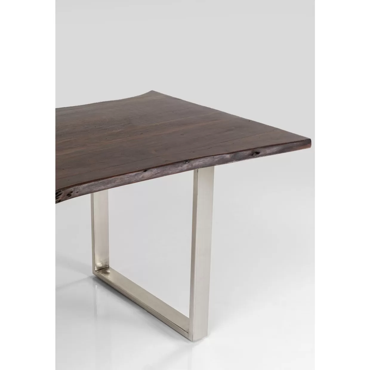 Tavolo Design Harmony KARE - Finitura Cromato Scuro, Dimensioni 160x80 cm per Ambienti Moderni