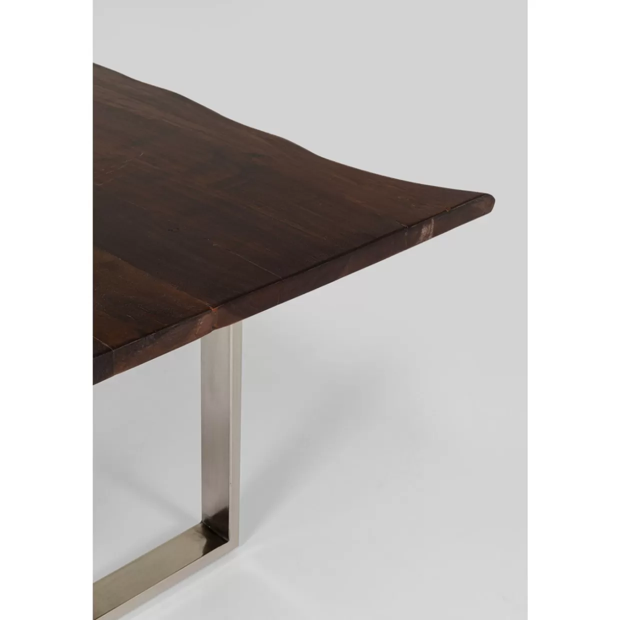 Tavolo Design Harmony KARE - Finitura Cromato Scuro, Dimensioni 160x80 cm per Ambienti Moderni