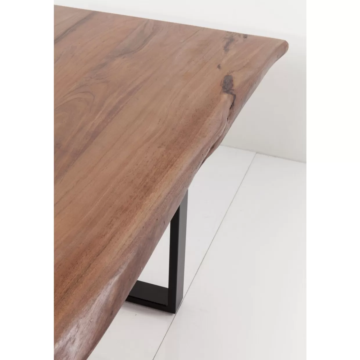 Tavolo Design Harmony KARE - Finitura Cromato Scuro, Dimensioni 160x80 cm per Ambienti Moderni