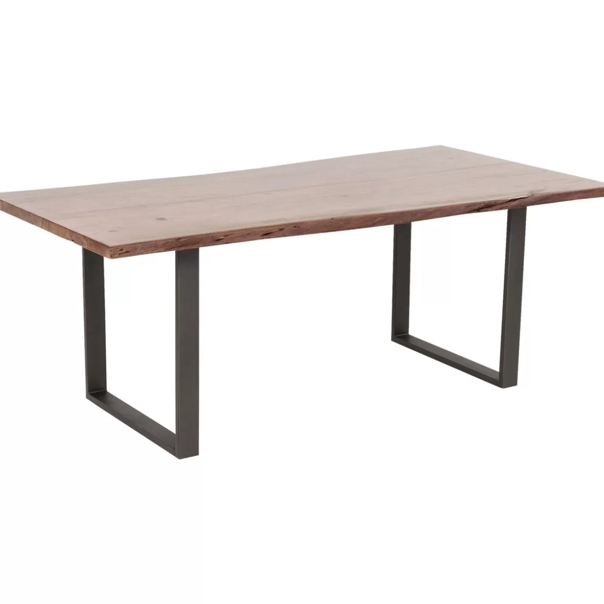 Tavolo Design KARE Harmony - Struttura in Acciaio Brunito Antracite 160x80 cm, Soluzione Elegante per Interni Ricercati