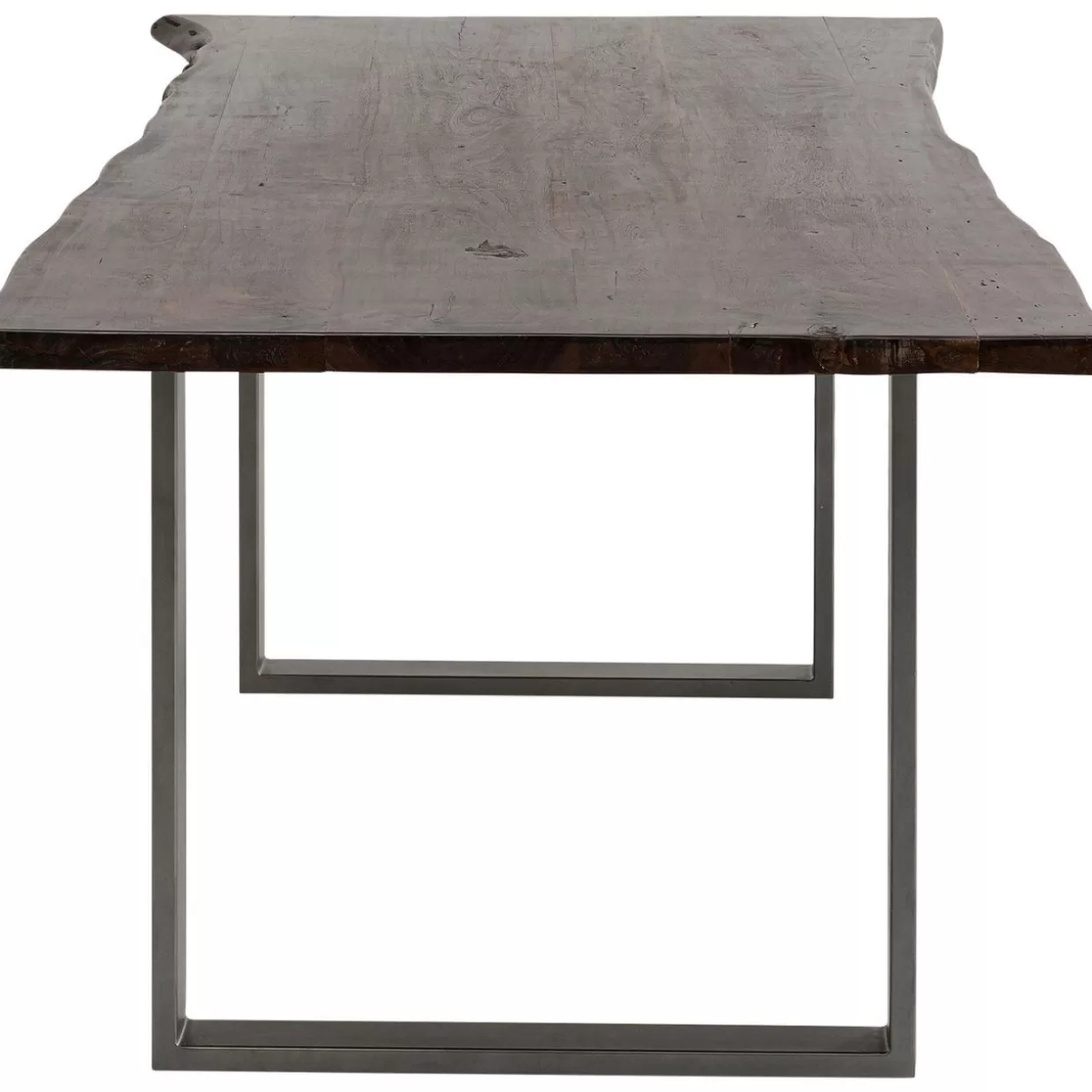 Tavolo Design KARE Harmony - Struttura in Acciaio Brunito Antracite 160x80 cm, Soluzione Elegante per Interni Ricercati