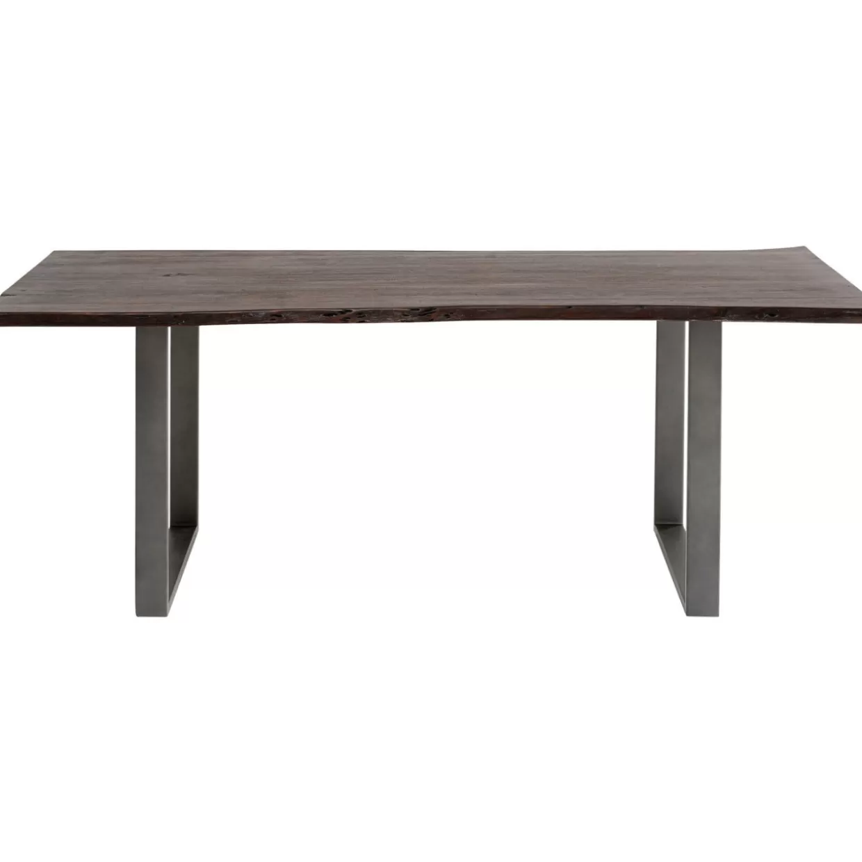 Tavolo Design KARE Harmony - Struttura in Acciaio Brunito Antracite 160x80 cm, Soluzione Elegante per Interni Ricercati