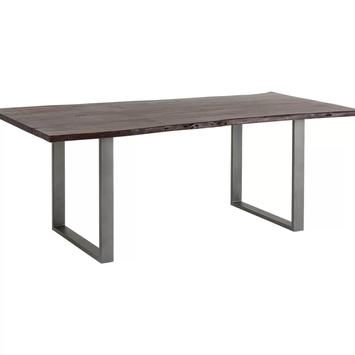 Tavolo Design KARE Harmony - Struttura in Acciaio Brunito Antracite 160x80 cm, Soluzione Elegante per Interni Ricercati