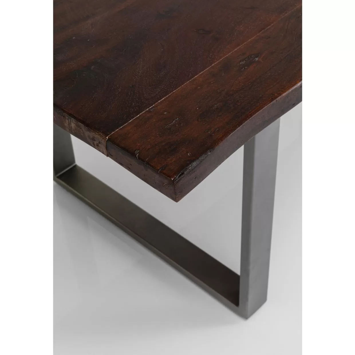 Tavolo Design KARE Harmony - Struttura in Acciaio Brunito Antracite 160x80 cm, Soluzione Elegante per Interni Ricercati