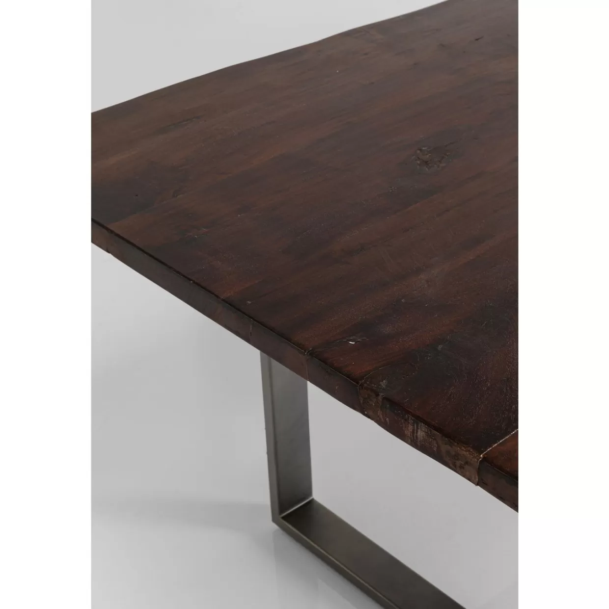 Tavolo Design KARE Harmony - Struttura in Acciaio Brunito Antracite 160x80 cm, Soluzione Elegante per Interni Ricercati