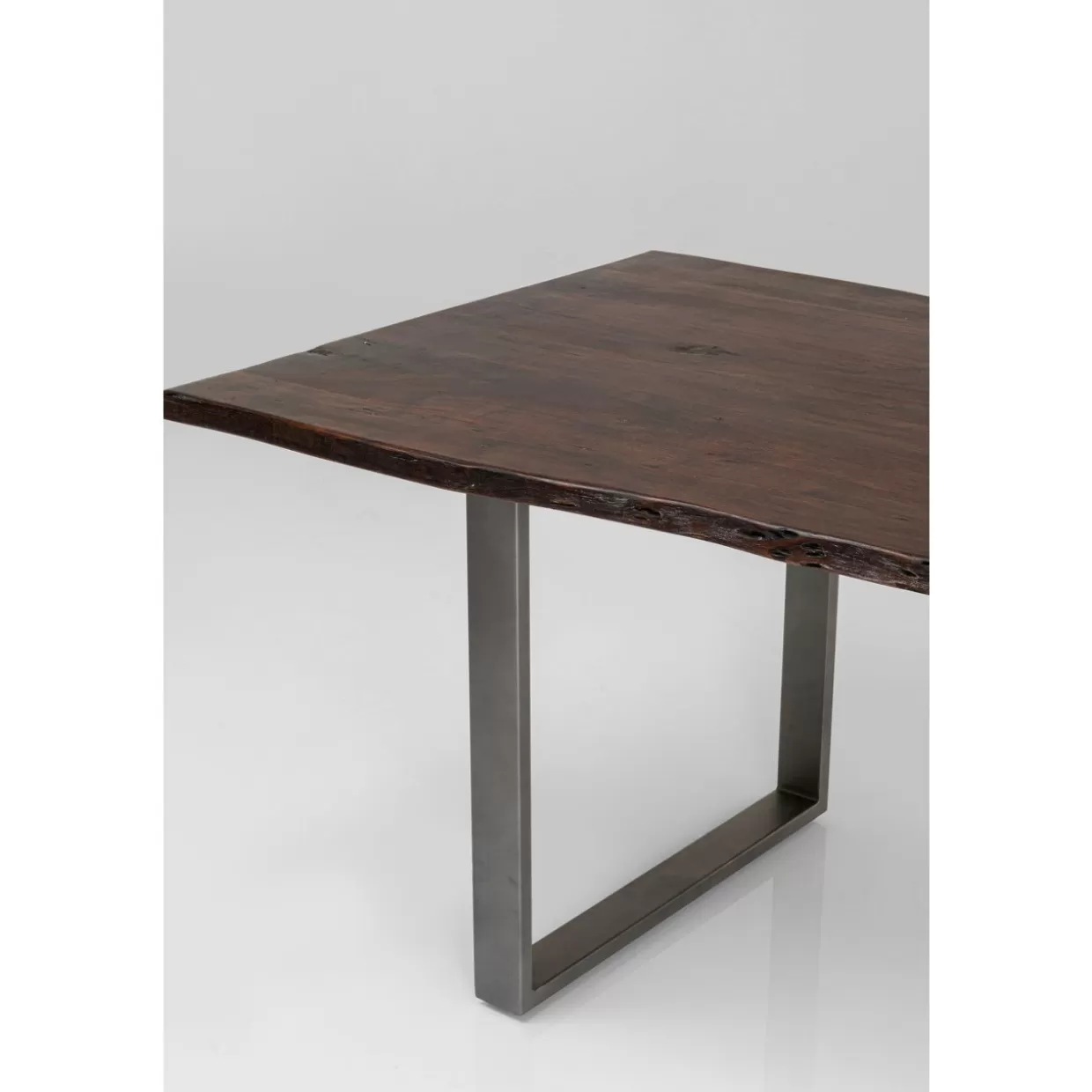 Tavolo Design KARE Harmony - Struttura in Acciaio Brunito Antracite 160x80 cm, Soluzione Elegante per Interni Ricercati