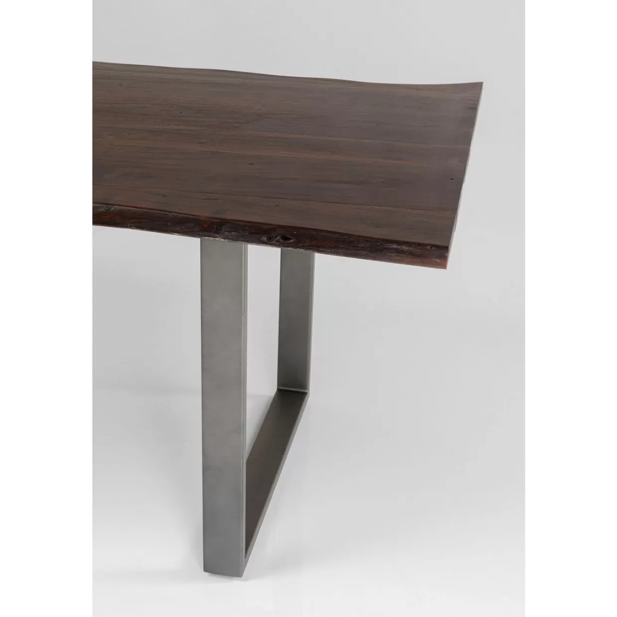 Tavolo Design KARE Harmony - Struttura in Acciaio Brunito Antracite 160x80 cm, Soluzione Elegante per Interni Ricercati