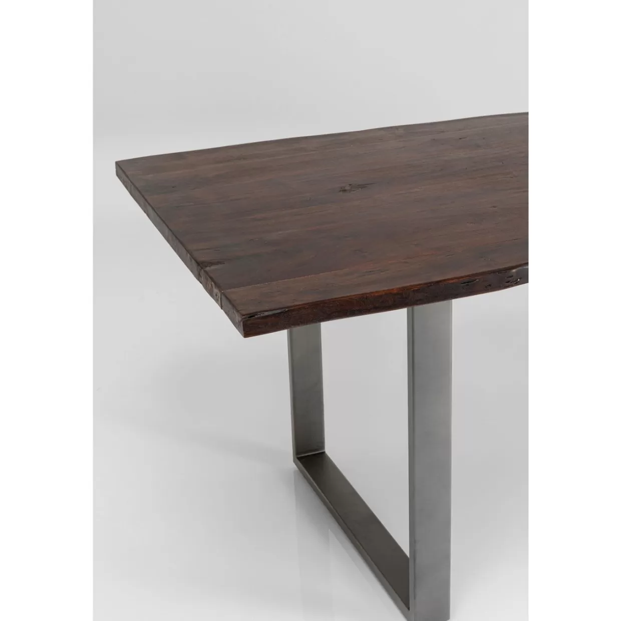 Tavolo Design KARE Harmony - Struttura in Acciaio Brunito Antracite 160x80 cm, Soluzione Elegante per Interni Ricercati