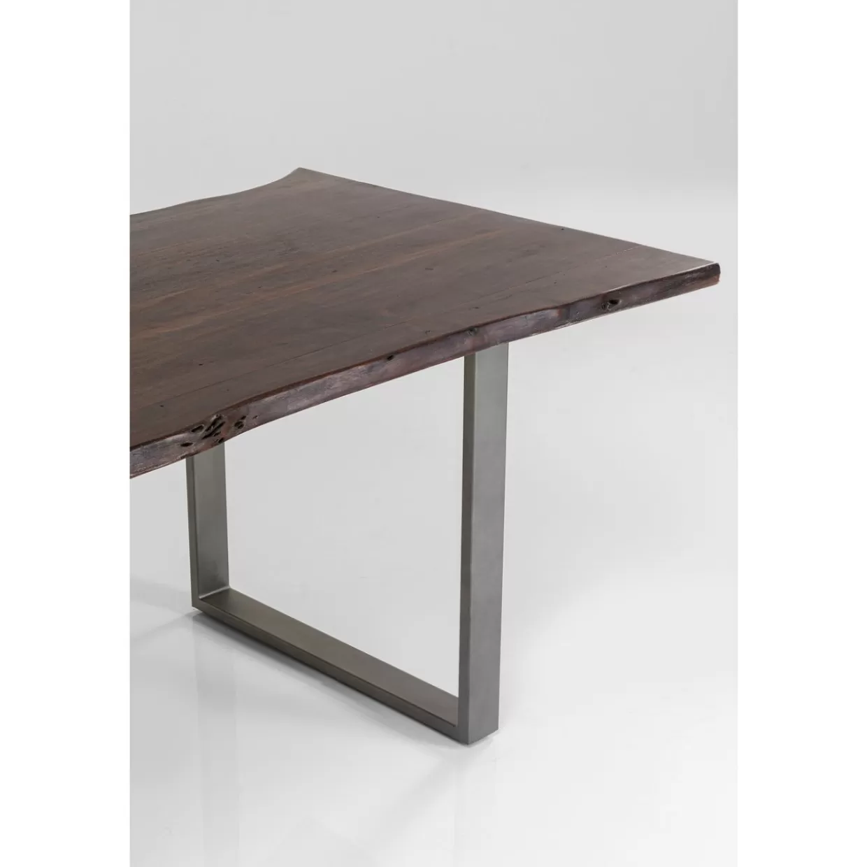 Tavolo Design KARE Harmony - Struttura in Acciaio Brunito Antracite 160x80 cm, Soluzione Elegante per Interni Ricercati
