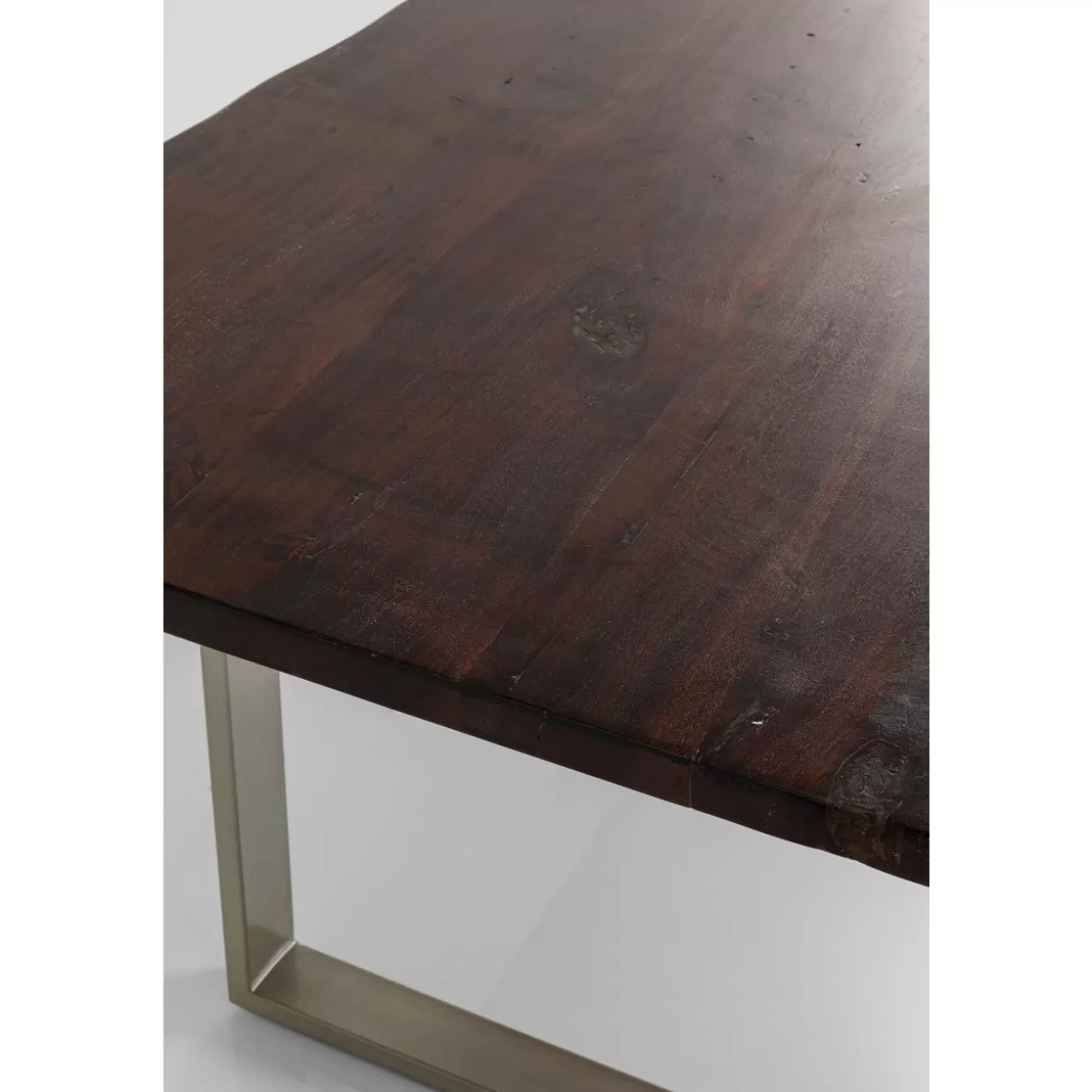 Tavolo Design Harmony KARE - Finitura Argento Antracite, Formato 160x80 cm per Ambienti Moderni