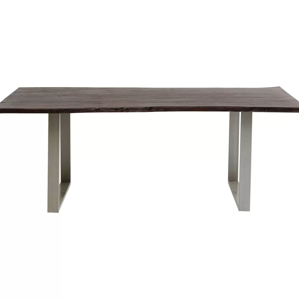 Tavolo Design Harmony KARE - Finitura Argento Antracite, Formato 160x80 cm per Ambienti Moderni