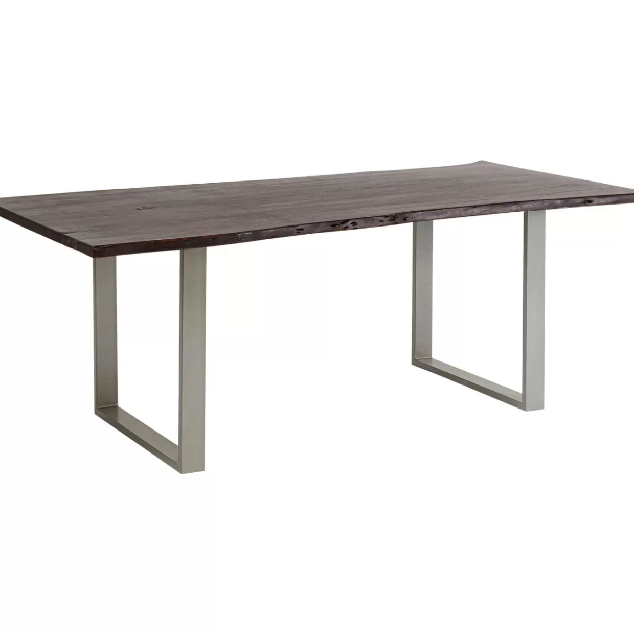 Tavolo Design Harmony KARE - Finitura Argento Antracite, Formato 160x80 cm per Ambienti Moderni