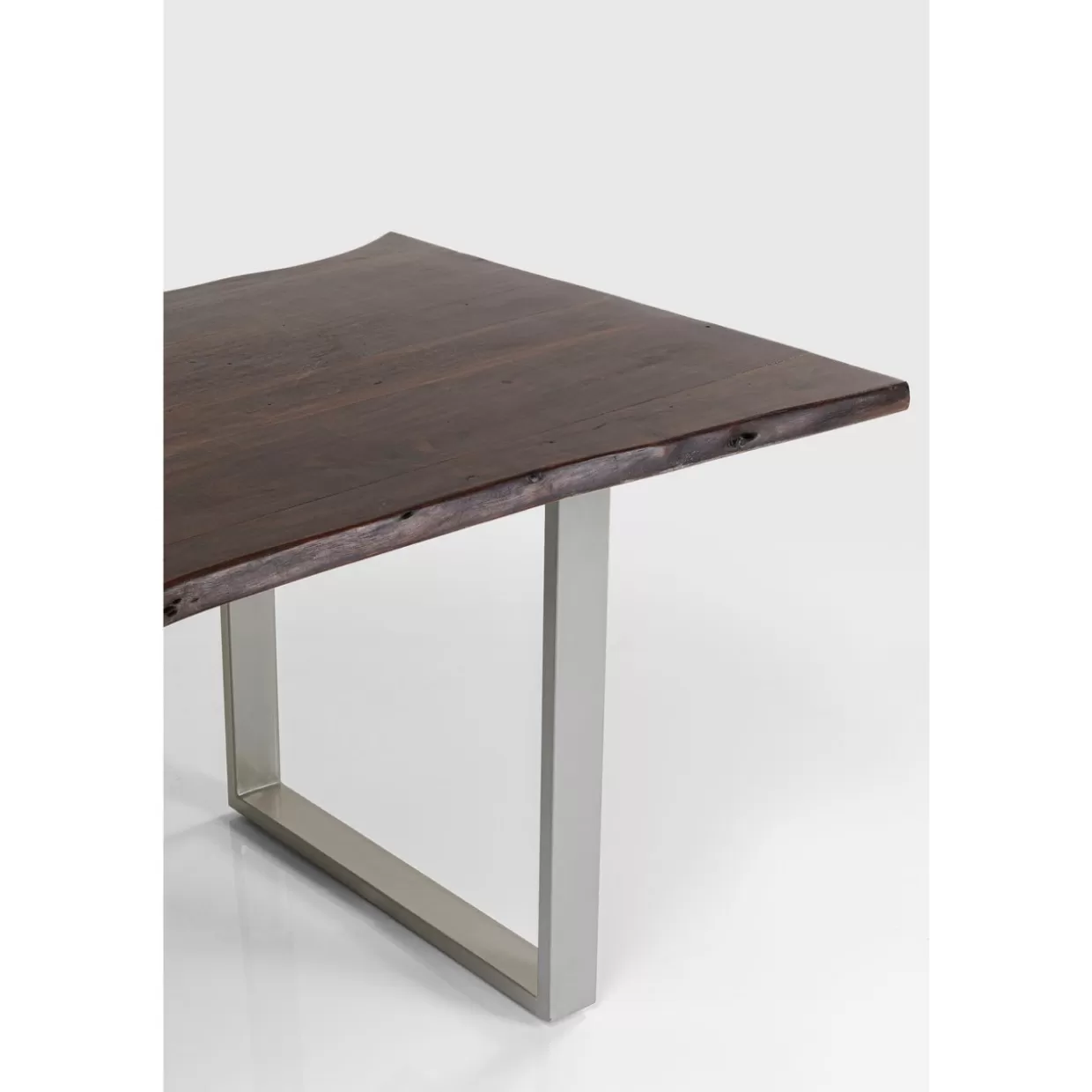 Tavolo Design Harmony KARE - Finitura Argento Antracite, Formato 160x80 cm per Ambienti Moderni
