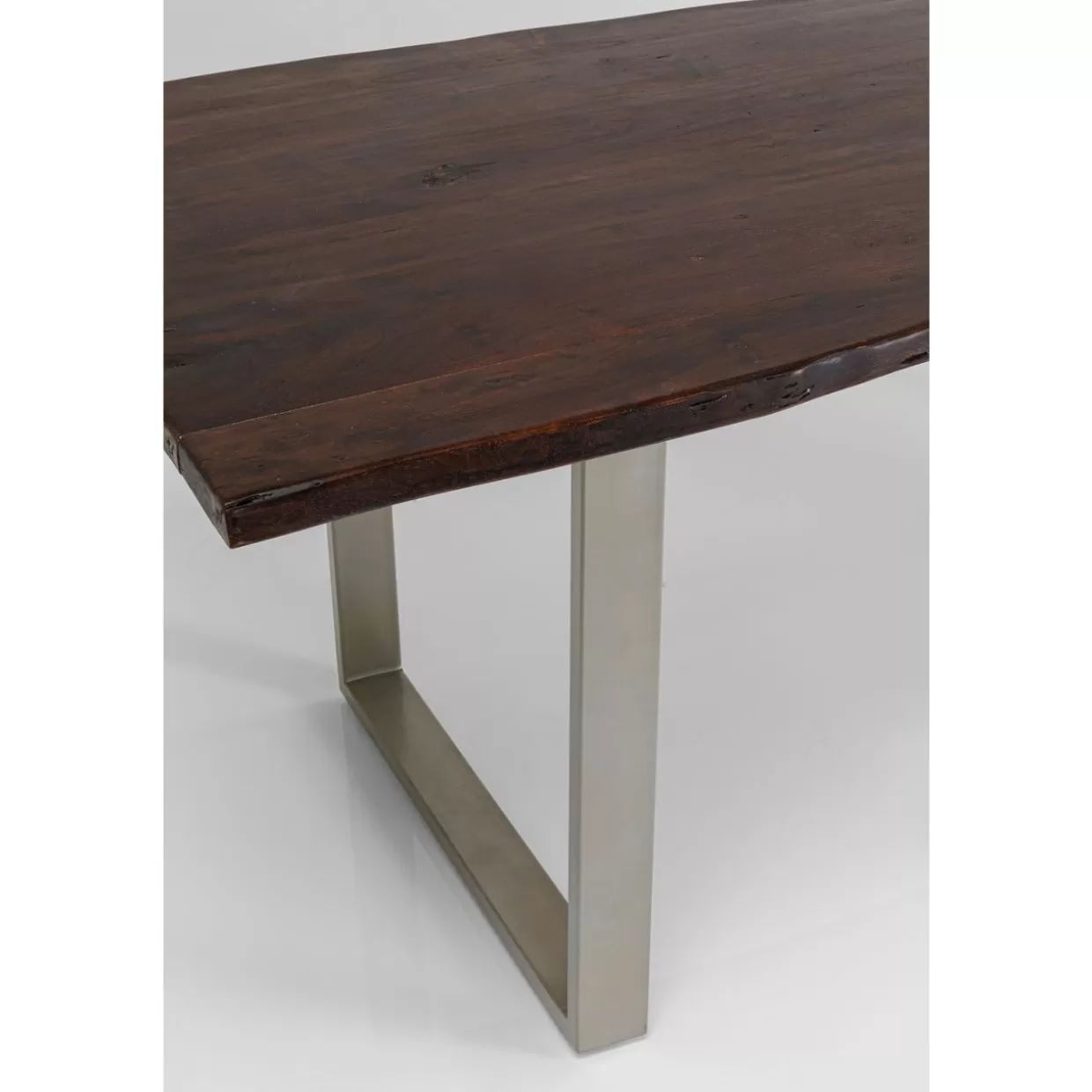 Tavolo Design Harmony KARE - Finitura Argento Antracite, Formato 160x80 cm per Ambienti Moderni