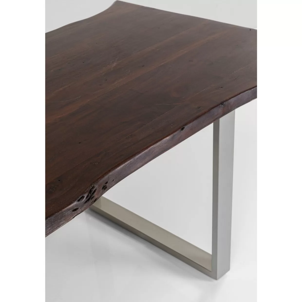Tavolo Design Harmony KARE - Finitura Argento Antracite, Formato 160x80 cm per Ambienti Moderni