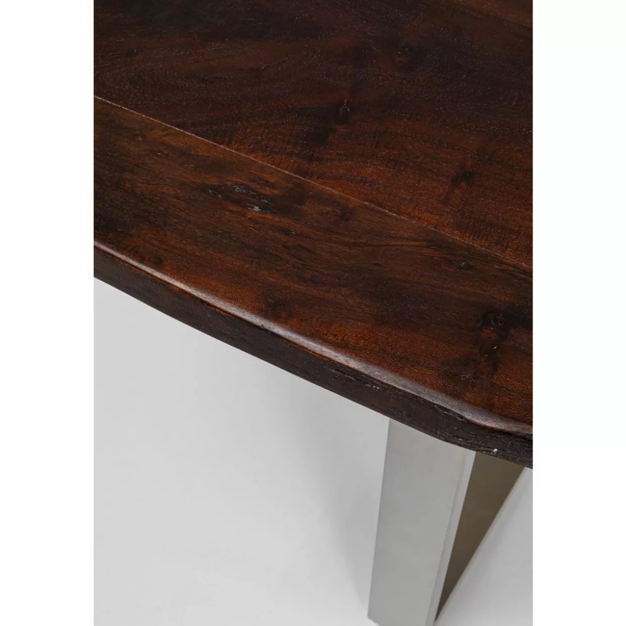 Tavolo Design Harmony KARE - Finitura Argento Antracite, Formato 160x80 cm per Ambienti Moderni