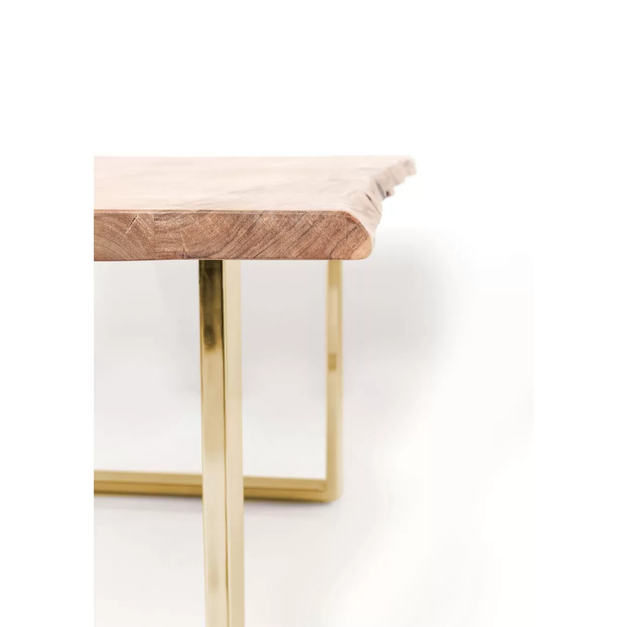 Tavolo Harmony in ottone brunito - Design contemporaneo 180x90 cm per interni KARE 

（：，