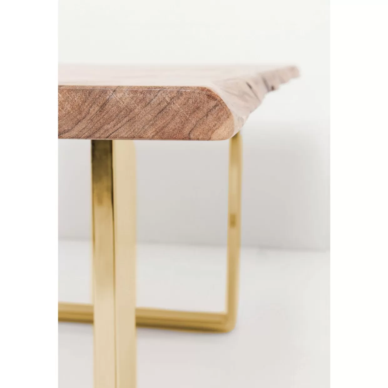 Tavolo Harmony in ottone brunito - Design contemporaneo 180x90 cm per interni KARE 

（：，