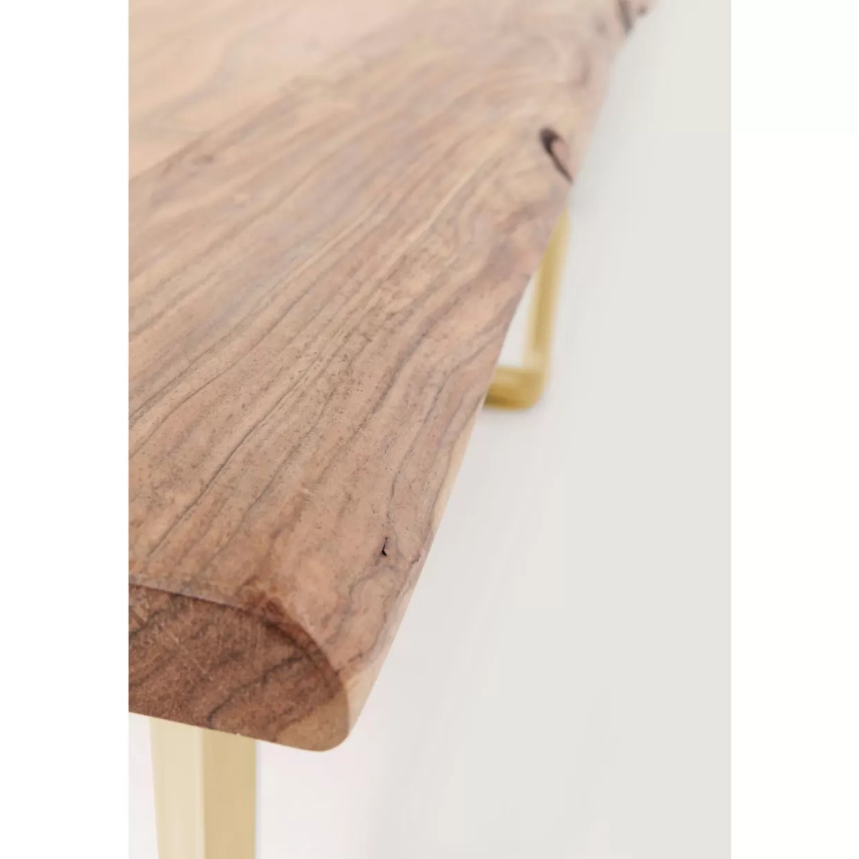 Tavolo Harmony in ottone brunito - Design contemporaneo 180x90 cm per interni KARE 

（：，