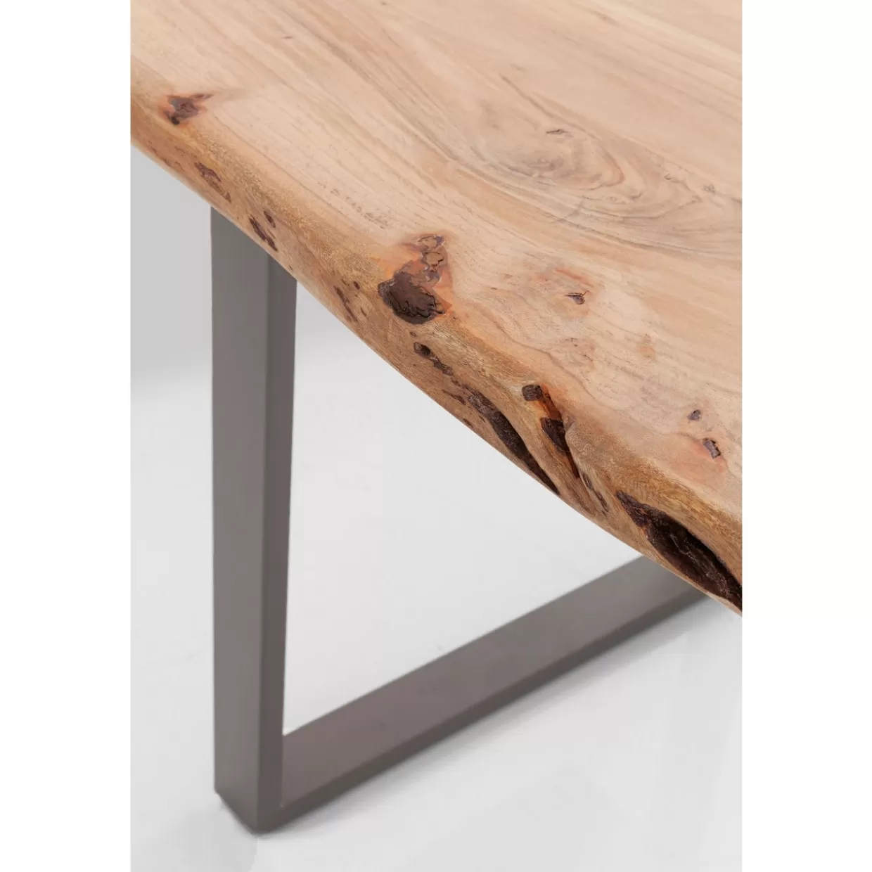 Tavolo industriale Harmony in acciaio grezzo 160x80 - Design contemporaneo KARE per ambienti vissuti