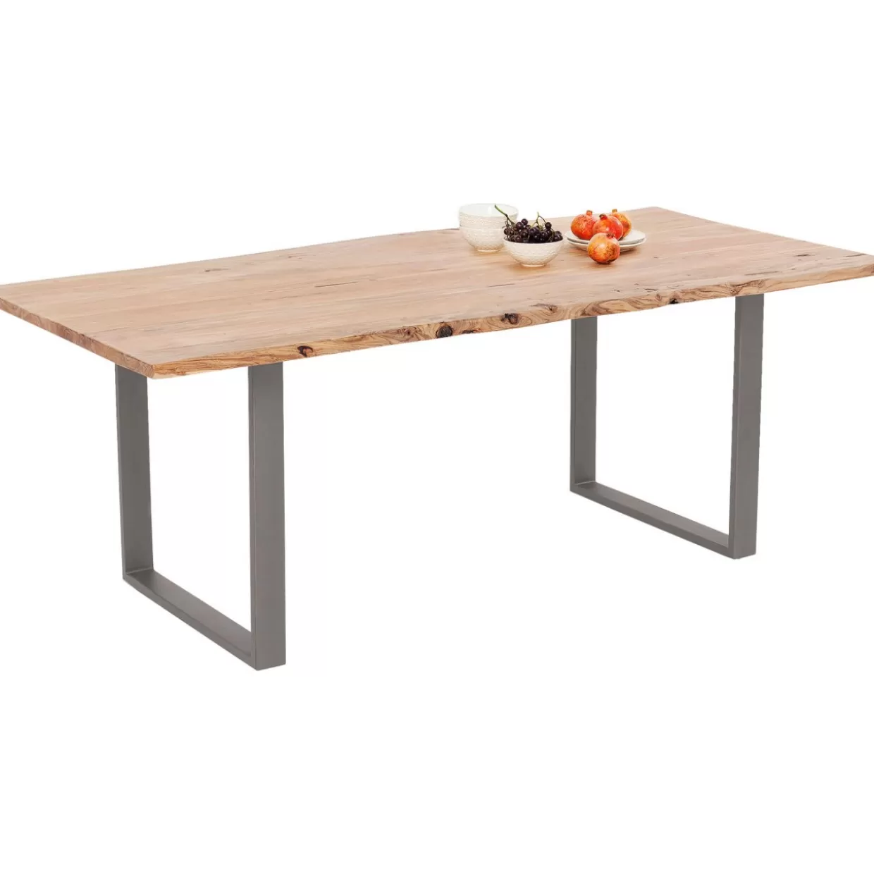Tavolo industriale Harmony in acciaio grezzo 160x80 - Design contemporaneo KARE per ambienti vissuti