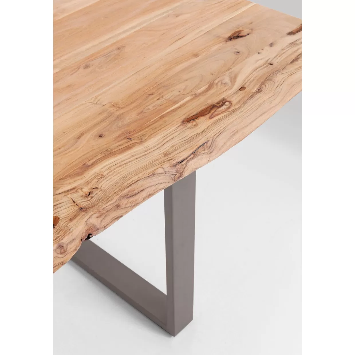 Tavolo design Harmony in acciaio brunito - KARE Collezione industriale 180x90 cm per ambienti moderni