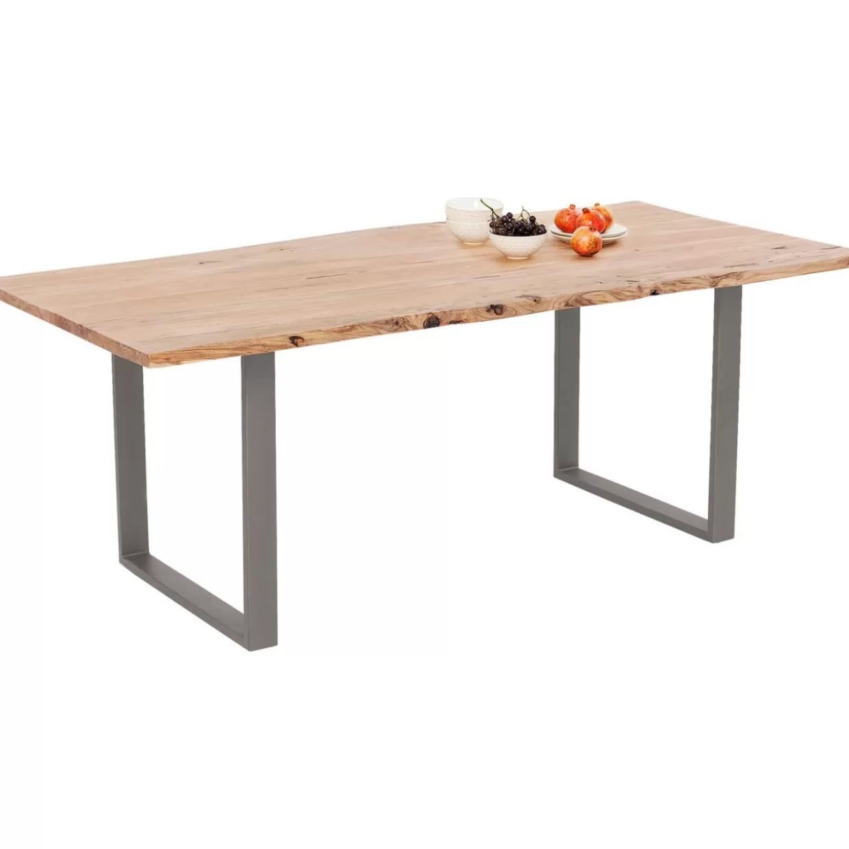 Tavolo design Harmony in acciaio brunito - KARE Collezione industriale 180x90 cm per ambienti moderni