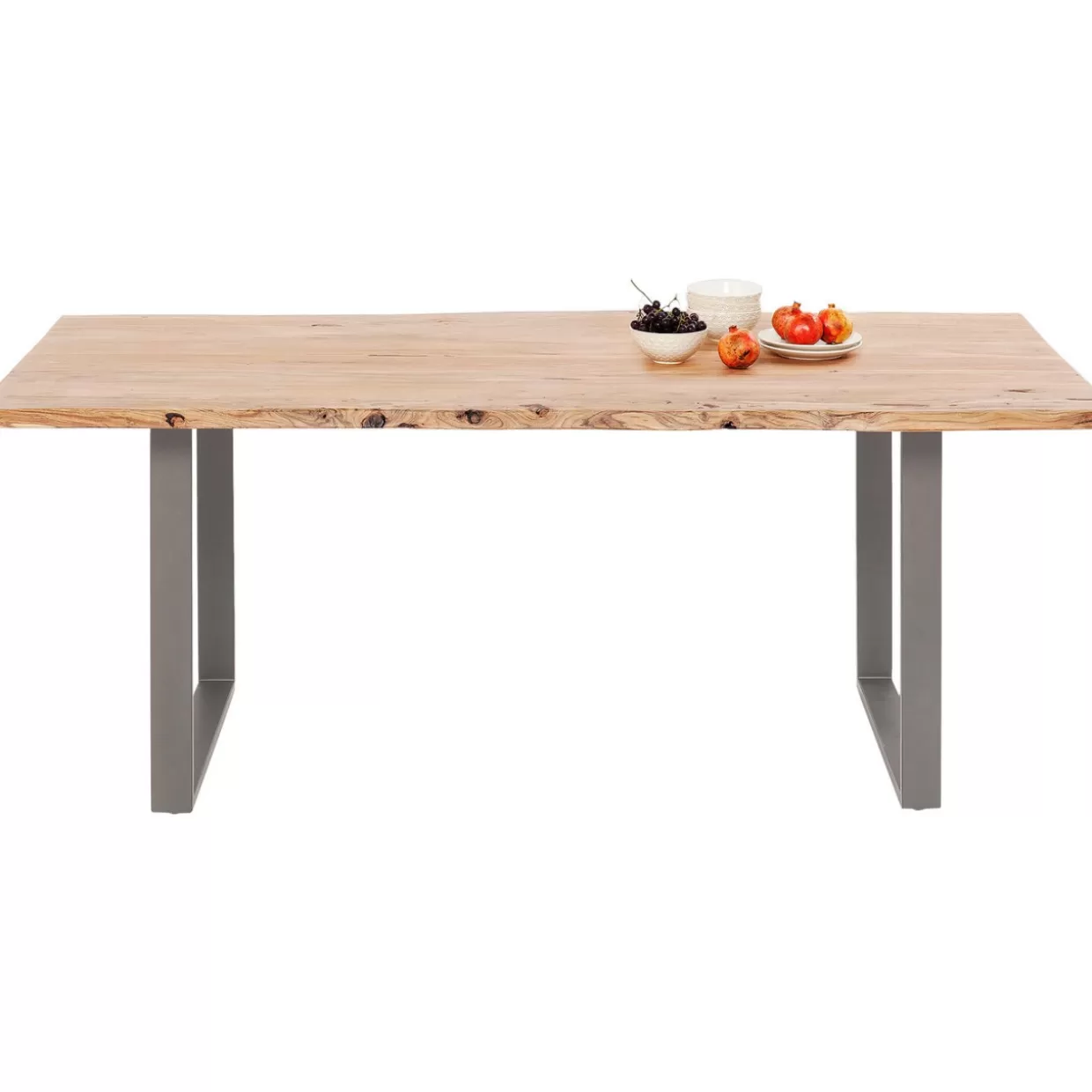 Tavolo design Harmony in acciaio brunito - KARE Collezione industriale 180x90 cm per ambienti moderni