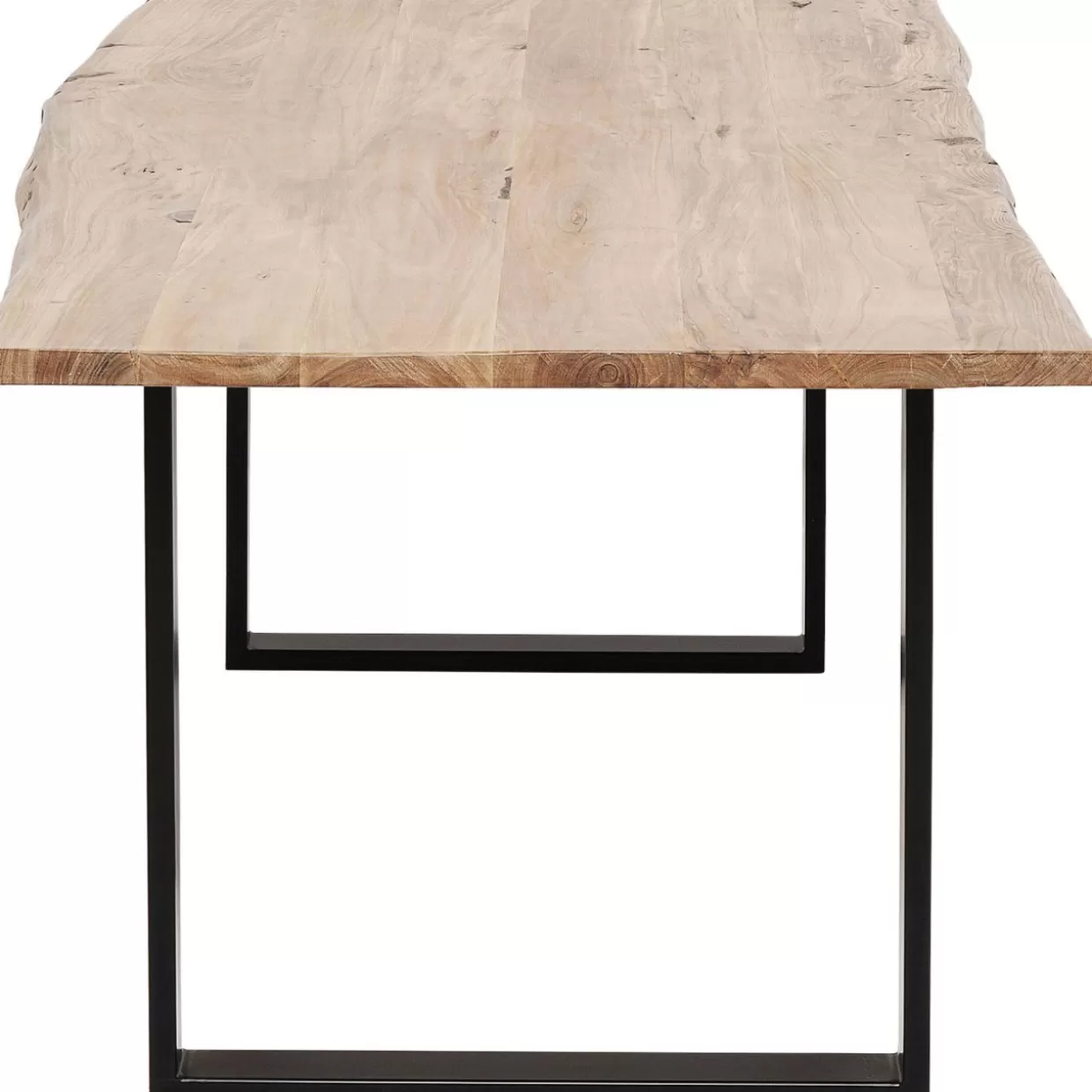Tavolo Harmony Design Essenziale - Struttura nera opaca con linee armoniche 200x100 cm | Collezione KARE per ambienti contemporanei