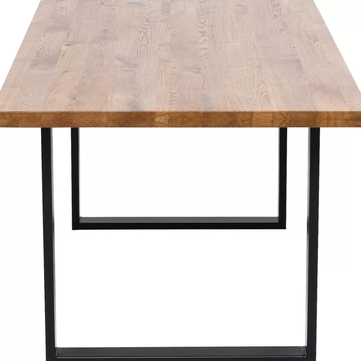 Tavolo design Jackie in quercia laccato nero - KARE Design, misura 200x100 cm per ambienti moderni