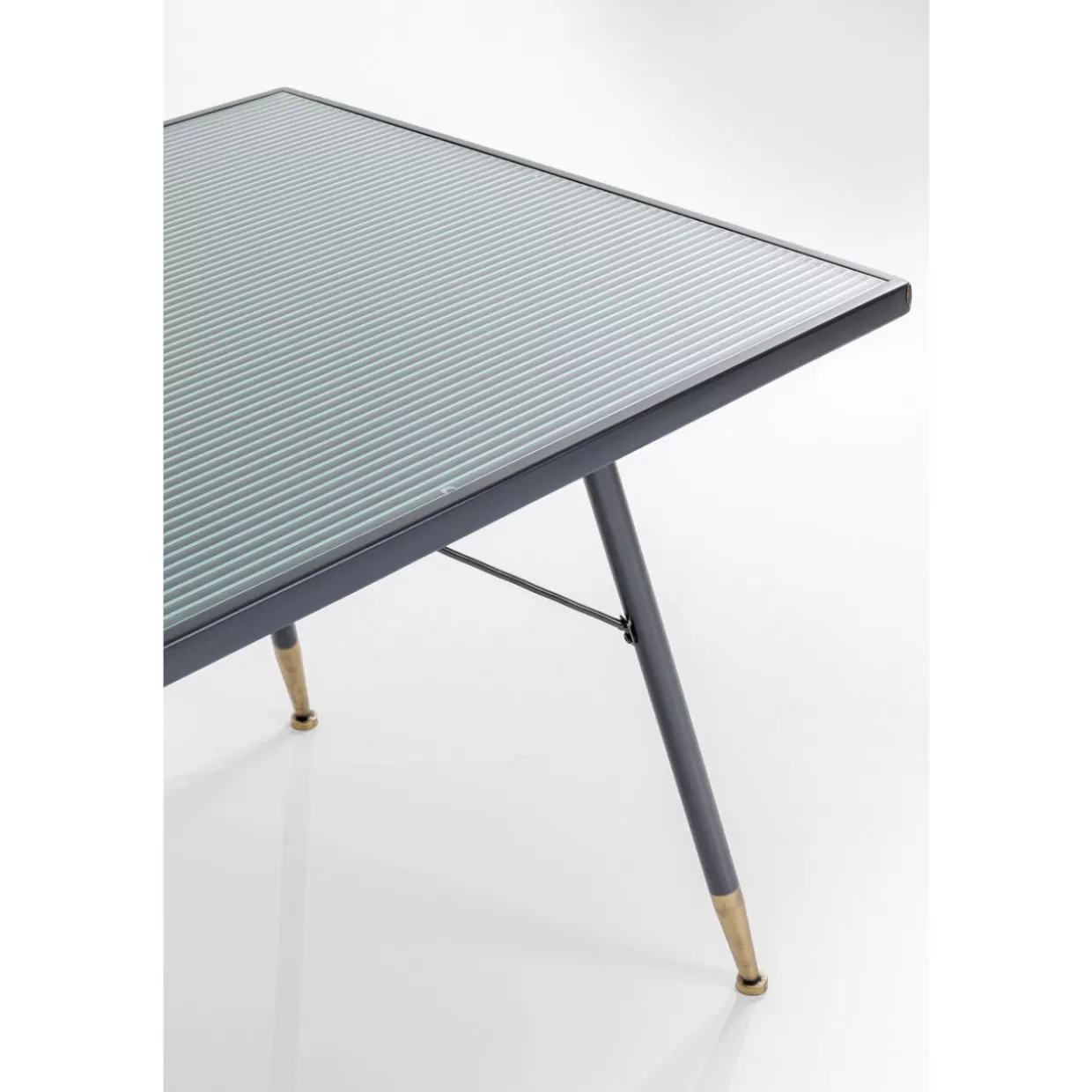 Tavolo design moderno La Gomera - KARE Design in legno massello 160x80 cm per interni