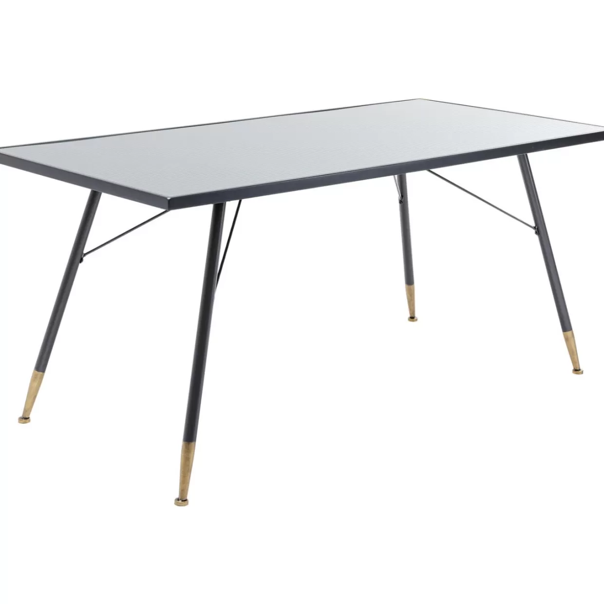 Tavolo design moderno La Gomera - KARE Design in legno massello 160x80 cm per interni