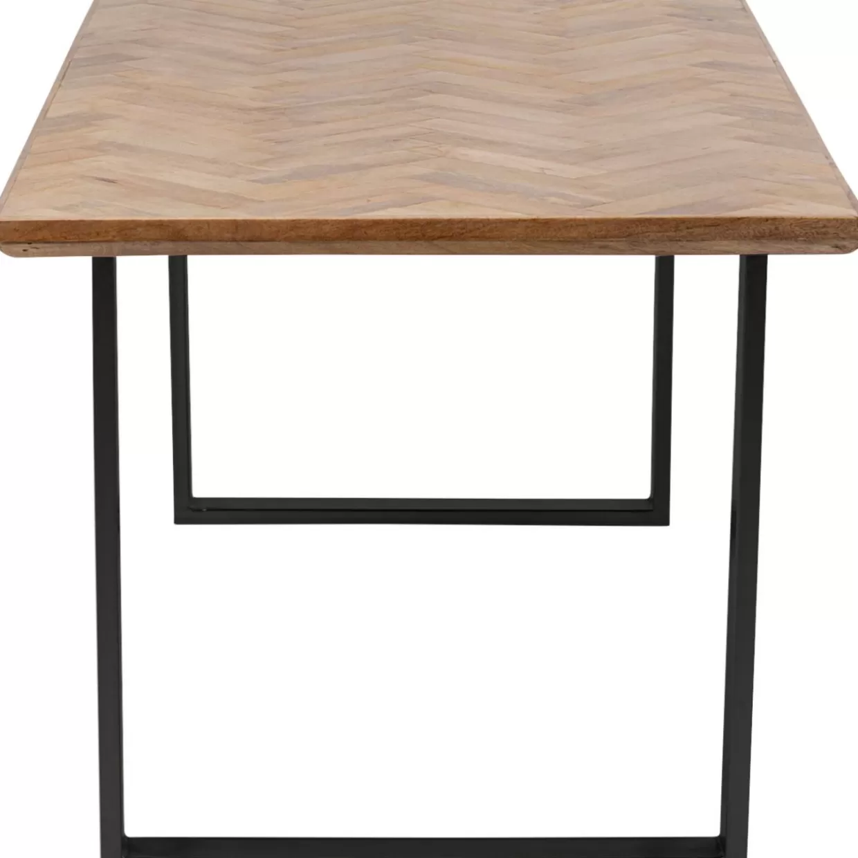 KARE Design - Tavolo elegante in stile parquet, finitura nera 180x90 cm - Disegno esclusivo per interni raffinati