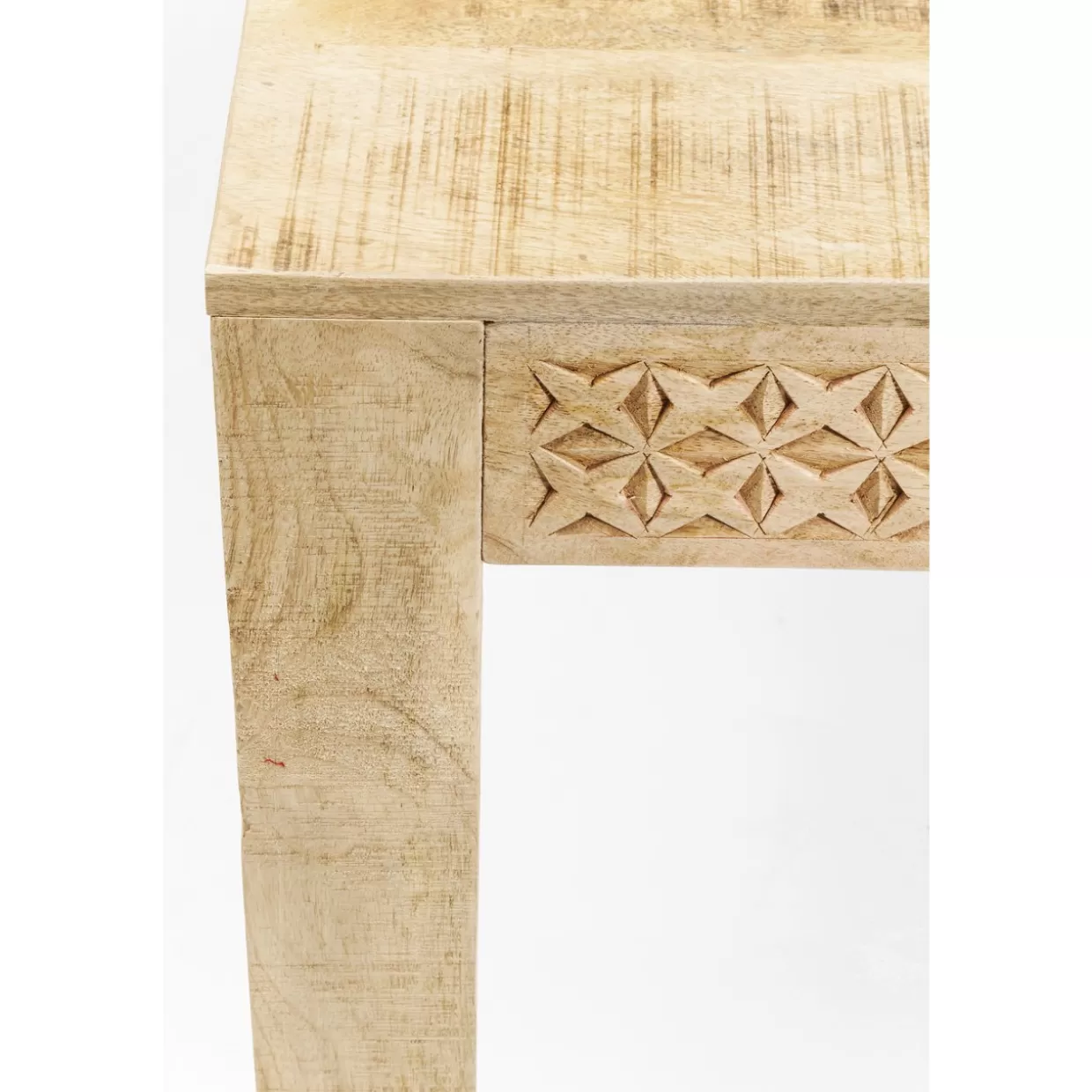 KARE Design Tavolo Minimalista Puro Linea Essenziale - Piano in Legno 200x100 cm per Interni Moderni